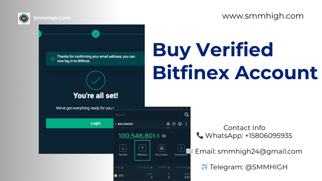 Buy Verified Bitfinex Account
