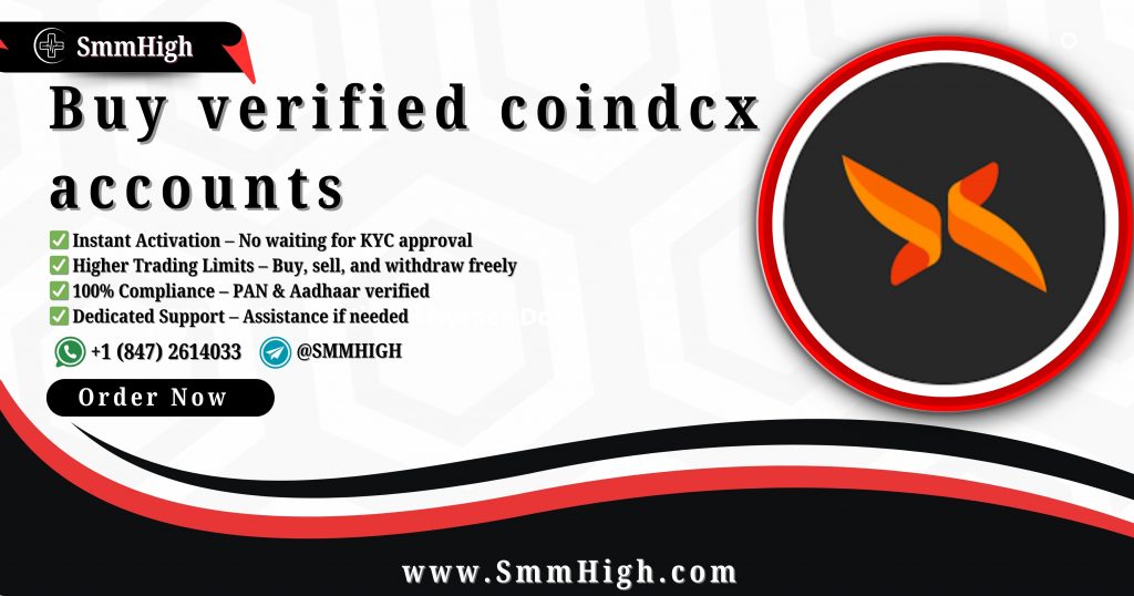 Buy verified coindcx accounts