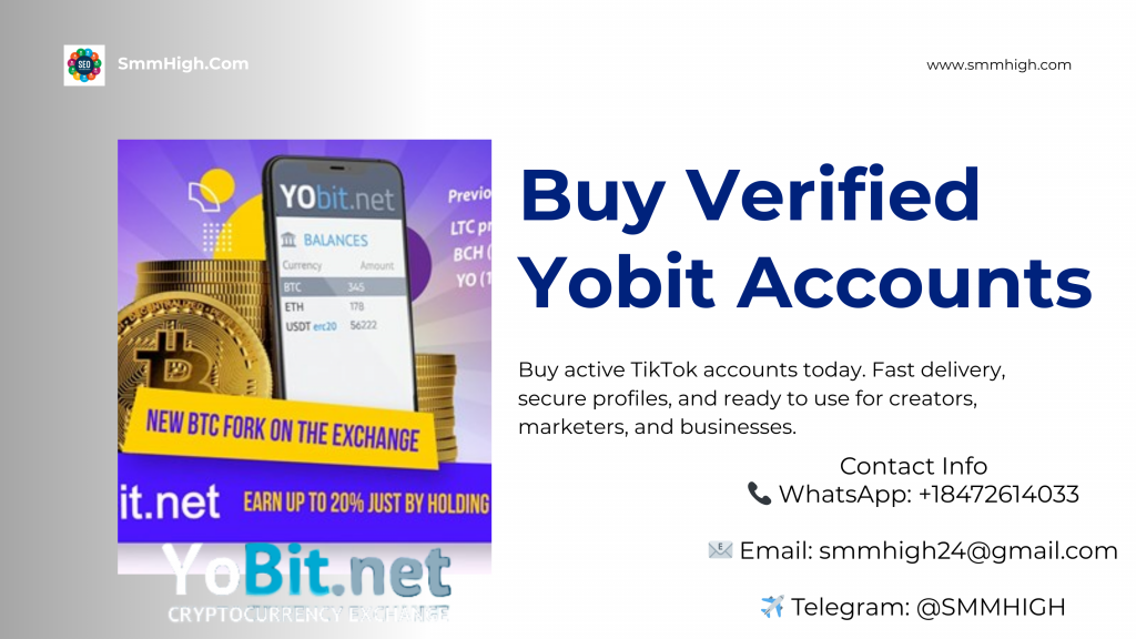 Buy Verified Yobit Accounts