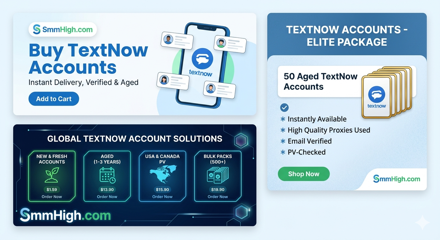 Buy TextNow Accounts