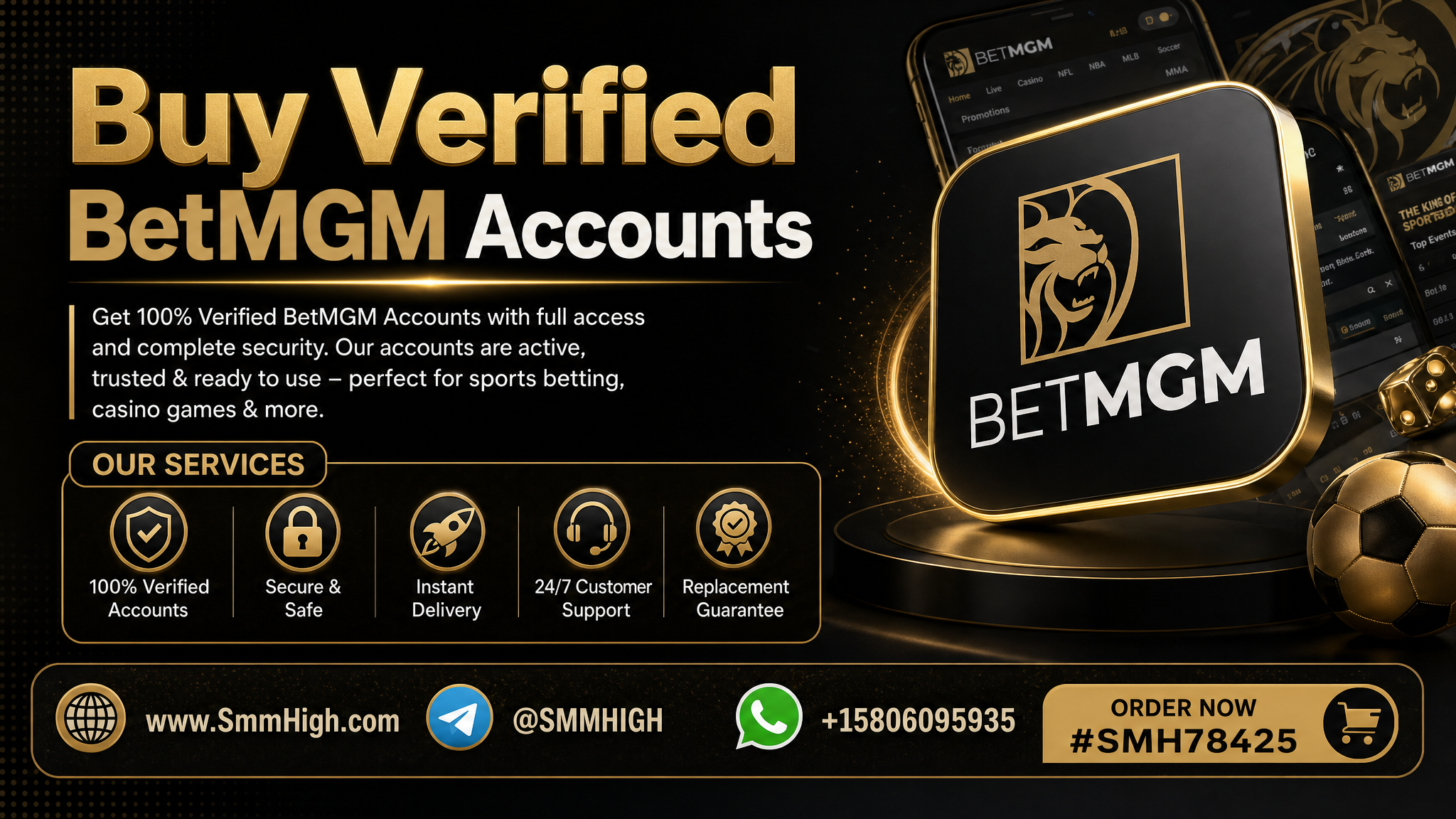 Buy Verified BetMGM Accounts