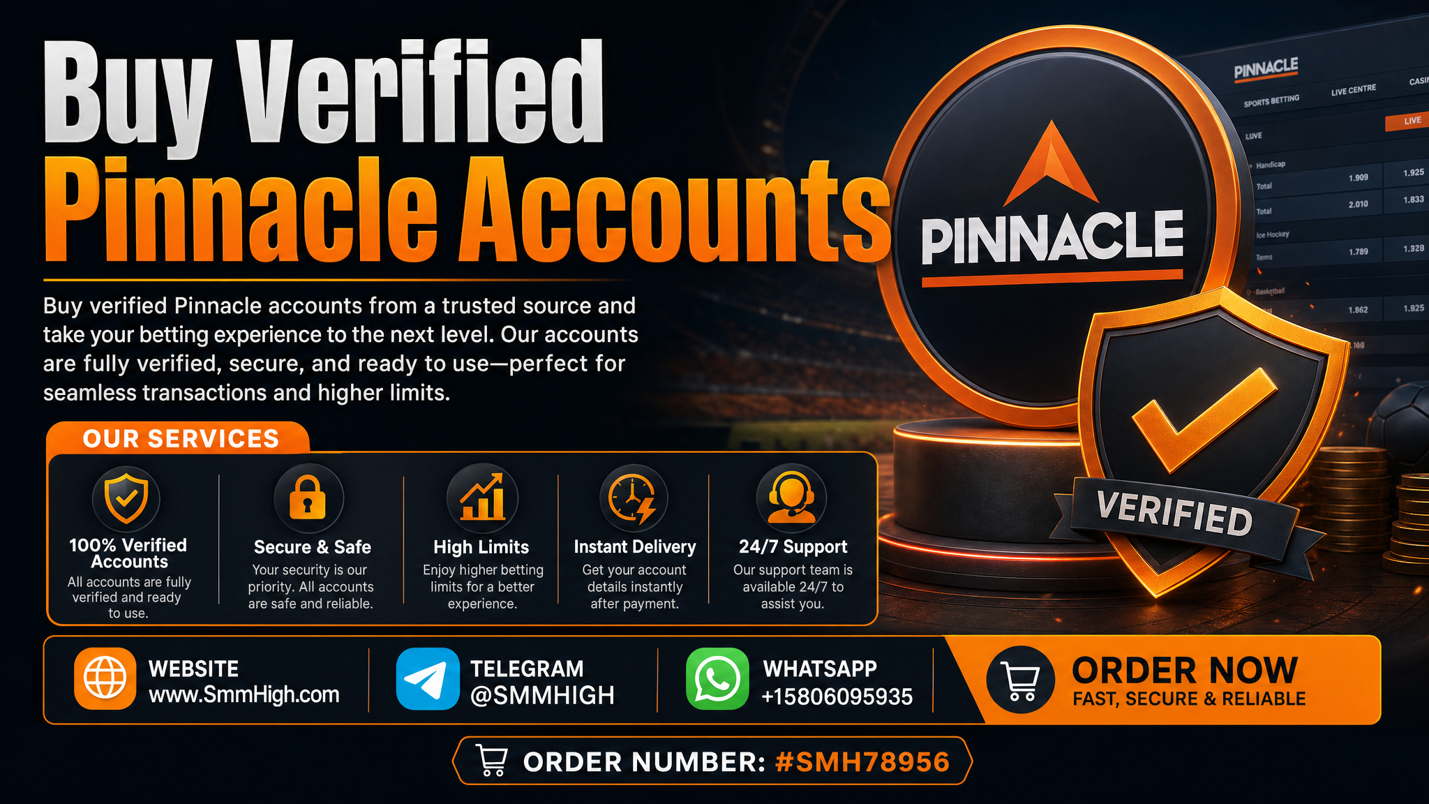 Buy Verified Pinnacle Accounts