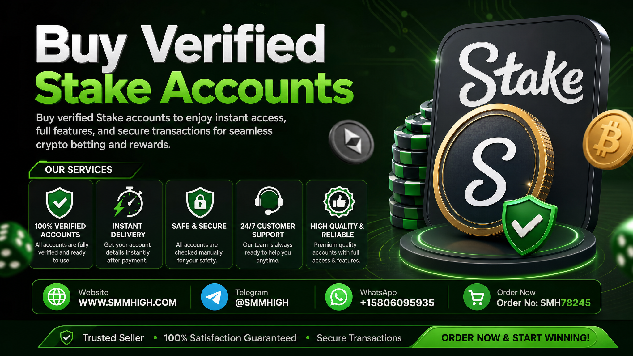 Buy Verified Stake Accounts – 100% Secure, KYC Pre-Verified & Instant Delivery