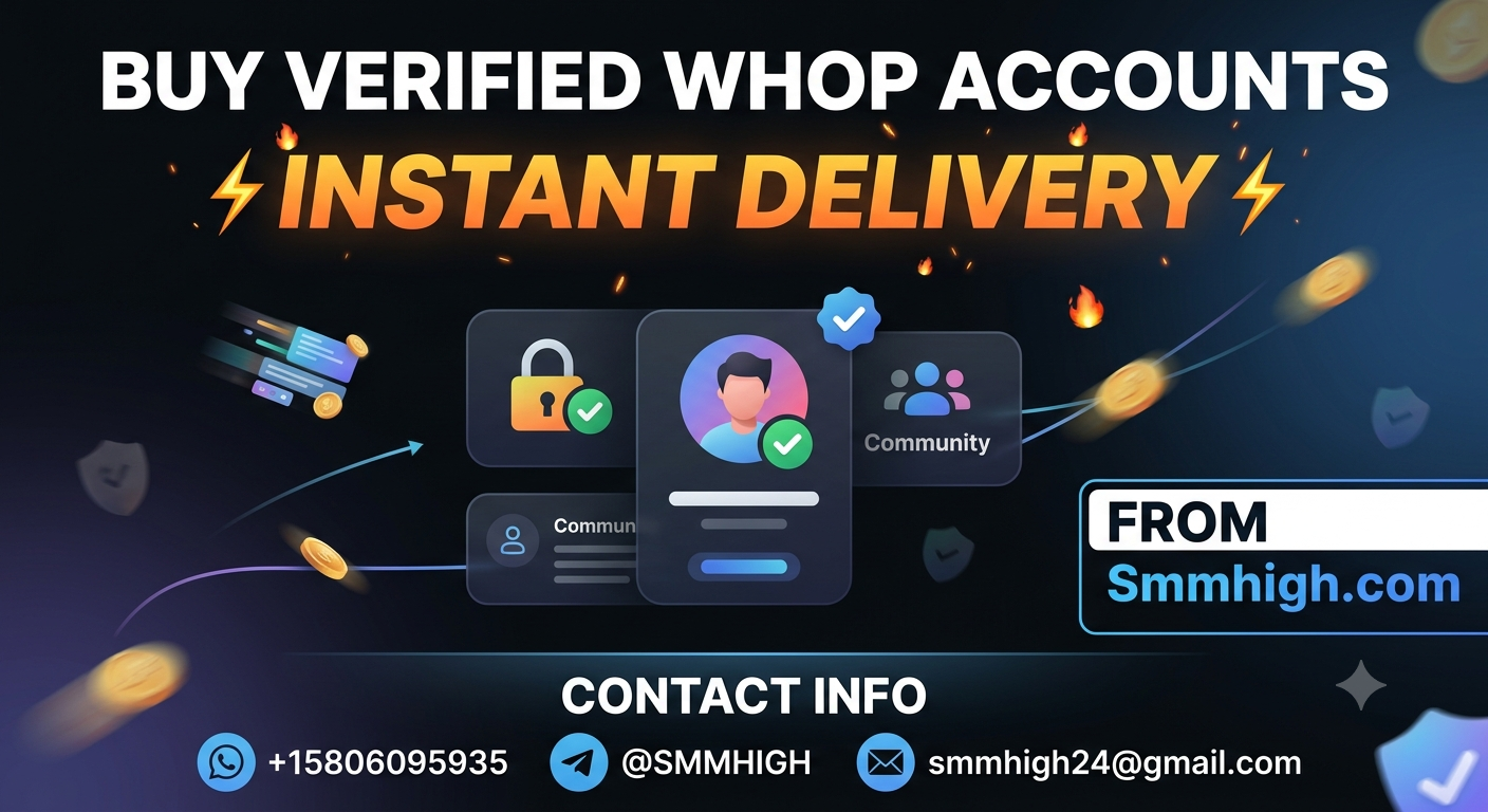 Buy Verified Whop Accounts