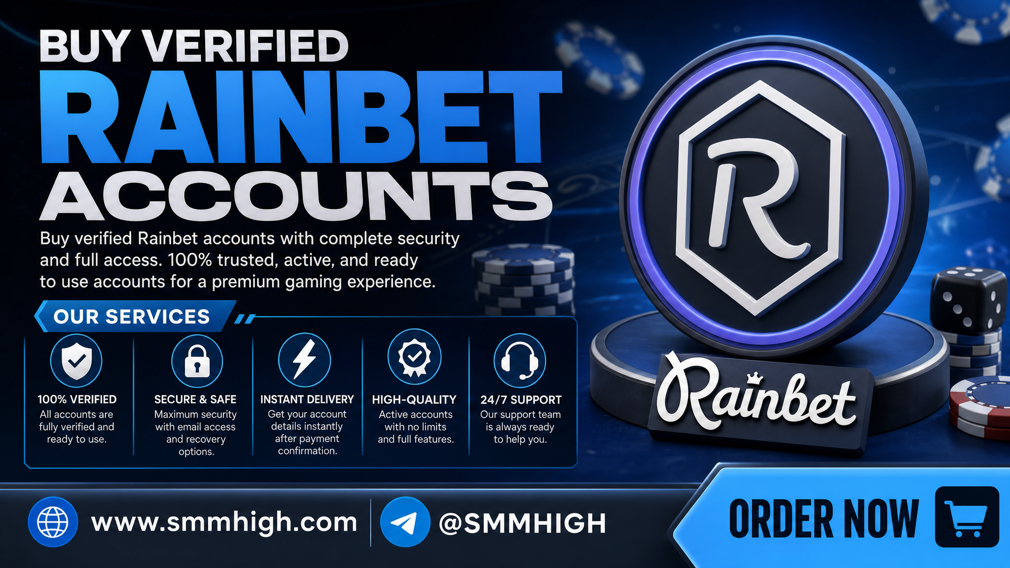 Buy Verified Rainbet Accounts